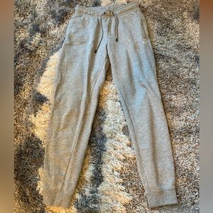 Nike Size Small Light Gray Sweatpants with Pockets